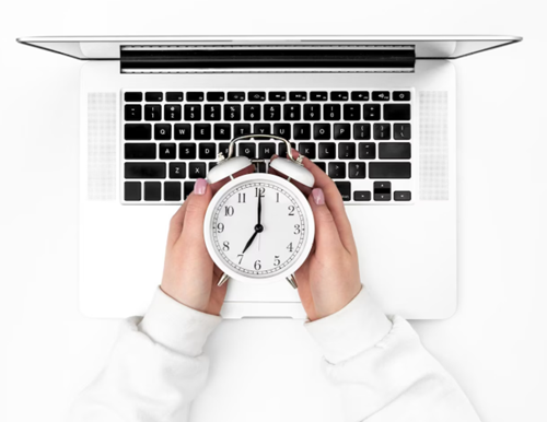 Clock and Computer Icon
